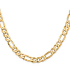 Leslie's 14K 7.5mm Flat Figaro Chain - Image 2