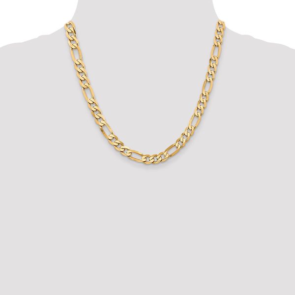 Leslie's 14K 7.5mm Flat Figaro Chain - Image 4