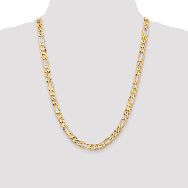 Leslie's 14K 7.5mm Flat Figaro Chain - Image 4