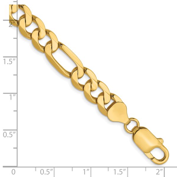 Leslie's 14K 7.5mm Flat Figaro Chain - Image 2