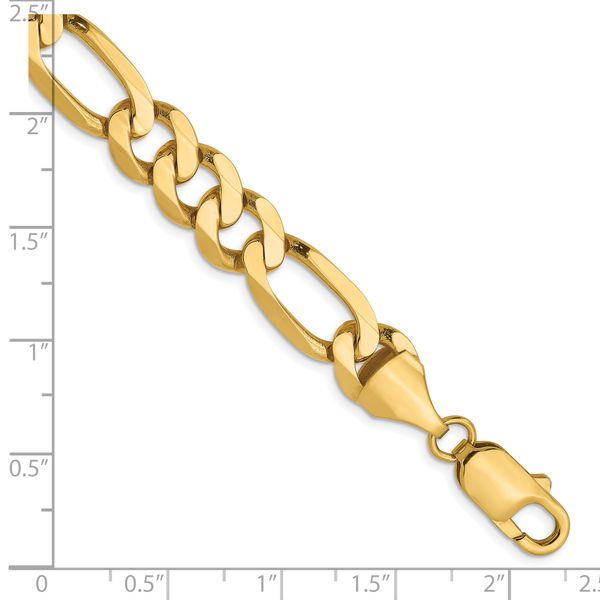 Leslie's 14K 8.75mm Flat Figaro Chain - Image 2