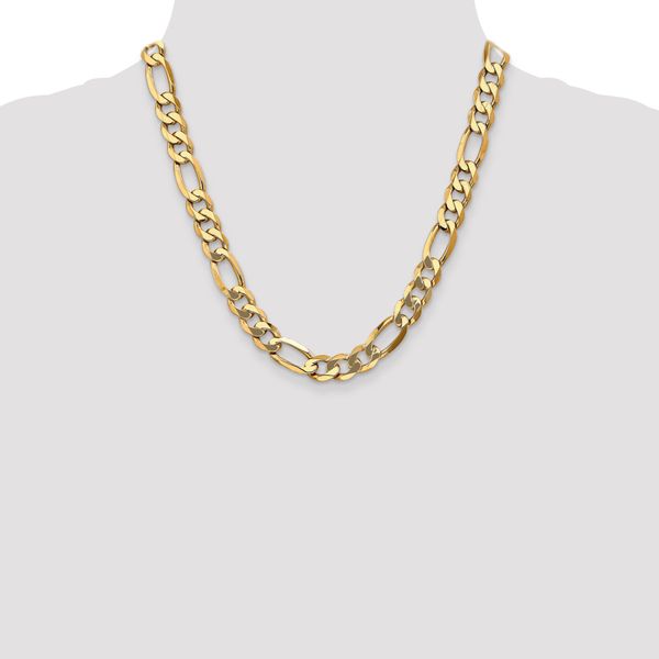Leslie's 14K 10mm Flat Figaro Chain - Image 4