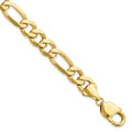 Leslie's 14K 10mm Flat Figaro Chain