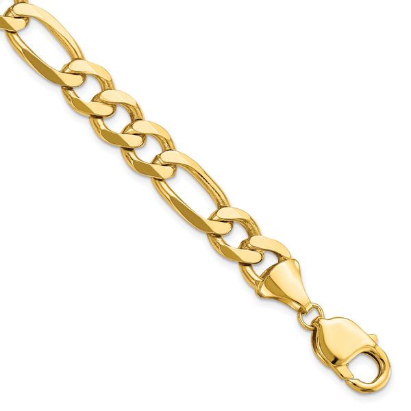 Leslie's 14K 10mm Flat Figaro Chain