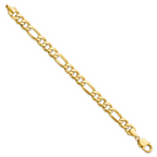 Leslie's 14K 10mm Flat Figaro Chain - Image 2