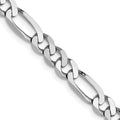 Leslie's 14K White Gold 5mm Flat Figaro Chain