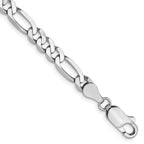 Leslie's 14K White Gold 5mm Flat Figaro Chain