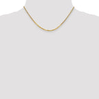 Leslie's 14K 2.2mm Flat Beveled Curb Chain - Image 4