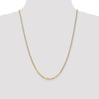 Leslie's 14K 2.2mm Flat Beveled Curb Chain - Image 4