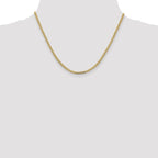 Leslie's 14K 2.3mm Flat Beveled Curb Chain - Image 4