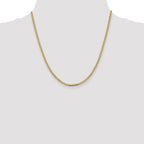Leslie's 14K 2.3mm Flat Beveled Curb Chain - Image 4