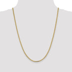 Leslie's 14K 2.3mm Flat Beveled Curb Chain - Image 4