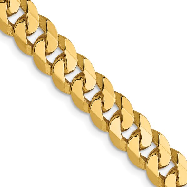 Leslie's 14K 6.1mm Flat Beveled Curb Chain