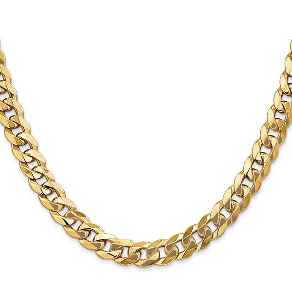 Leslie's 14K 8mm Flat Beveled Curb Chain - Image 2