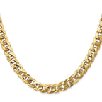Leslie's 14K 8mm Flat Beveled Curb Chain - Image 2