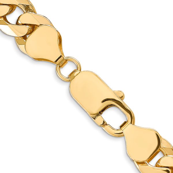 Leslie's 14K 8mm Flat Beveled Curb Chain - Image 3