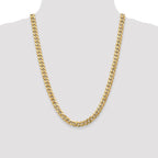 Leslie's 14K 8mm Flat Beveled Curb Chain - Image 4