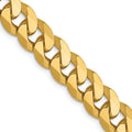 Leslie's 14K 8mm Flat Beveled Curb Chain
