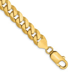 Leslie's 14K 8mm Flat Beveled Curb Chain