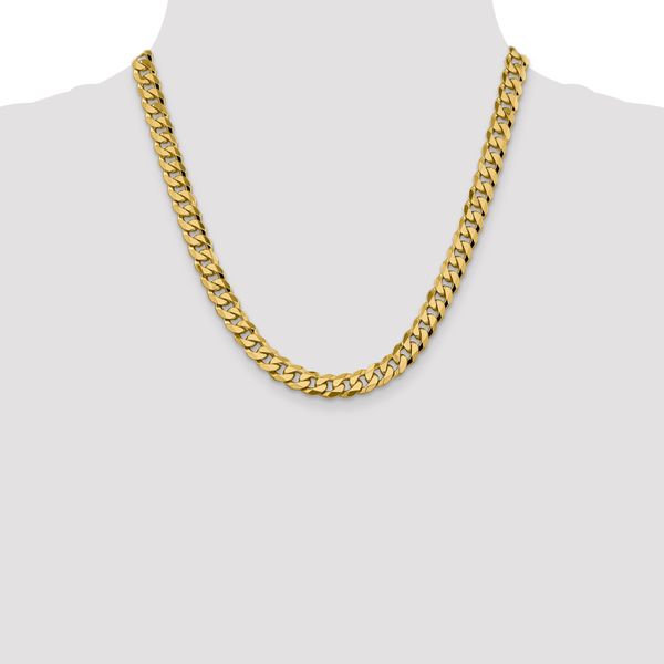Leslie's 14K 8.75mm Flat Beveled Curb Chain - Image 4