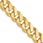 Leslie's 14K 8.75mm Flat Beveled Curb Chain