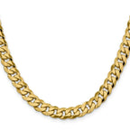 Leslie's 14K 8.75mm Flat Beveled Curb Chain - Image 2