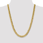 Leslie's 14K 8.75mm Flat Beveled Curb Chain - Image 4