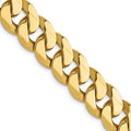 Leslie's 14K 9.5mm Flat Beveled Curb Chain