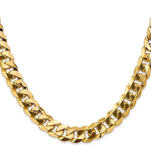 Leslie's 14K 9.5mm Flat Beveled Curb Chain - Image 2