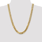 Leslie's 14K 9.5mm Flat Beveled Curb Chain - Image 4
