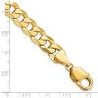 Leslie's 14K 9.5mm Flat Beveled Curb Chain - Image 3