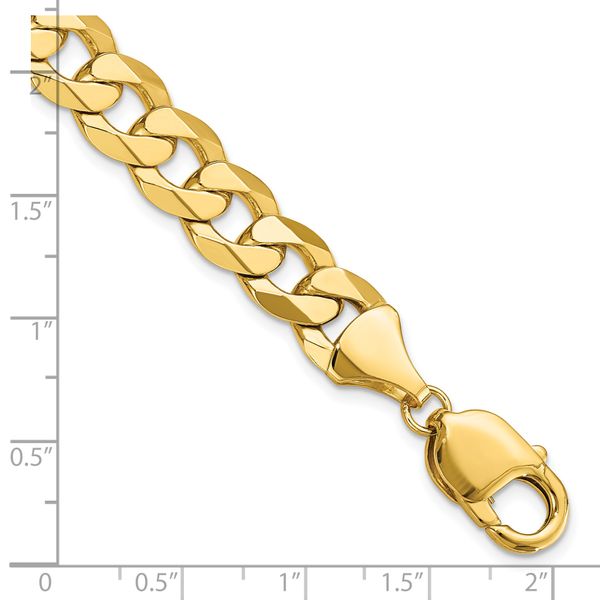 Leslie's 14K 9.5mm Flat Beveled Curb Chain - Image 3