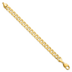 Leslie's 14K 9.5mm Flat Beveled Curb Chain - Image 2