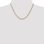 Leslie's 14K 3mm Concave Anchor Chain - Image 4