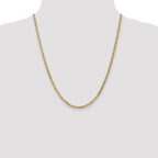 Leslie's 14K 3mm Concave Anchor Chain - Image 4