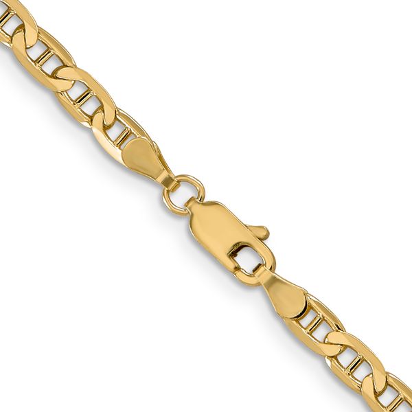 Leslie's 14K 3.75mm Concave Anchor Chain - Image 3