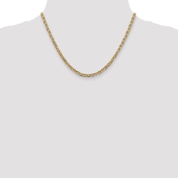 Leslie's 14K 3.75mm Concave Anchor Chain - Image 4