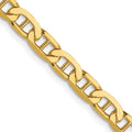 Leslie's 14K 3.75mm Concave Anchor Chain