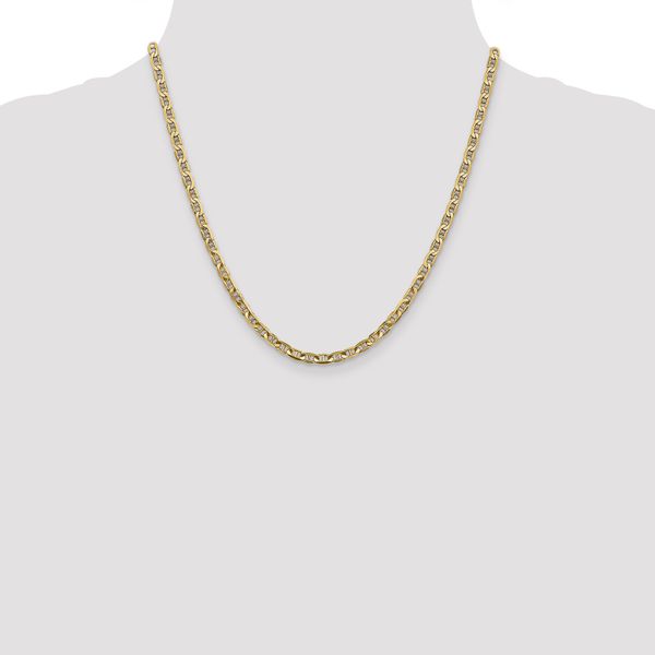 Leslie's 14K 3.75mm Concave Anchor Chain - Image 4