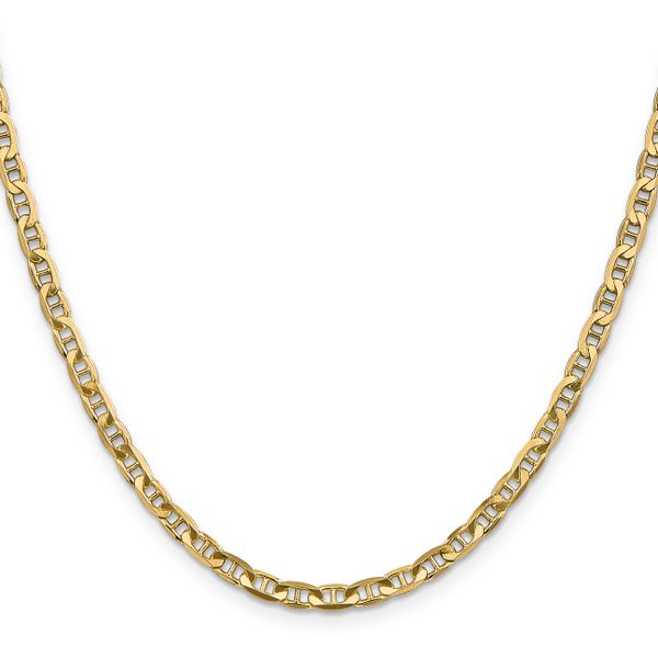 Leslie's 14K 3.75mm Concave Anchor Chain - Image 2