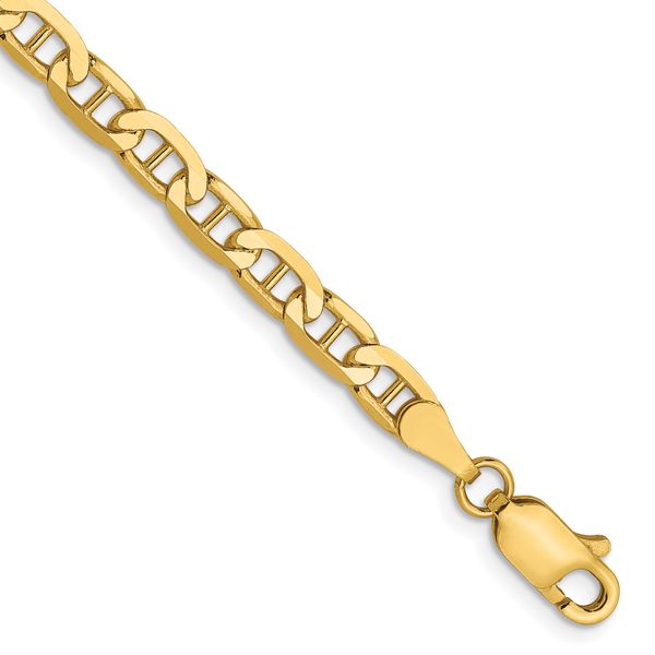 Leslie's 14K 3.75mm Concave Anchor Chain