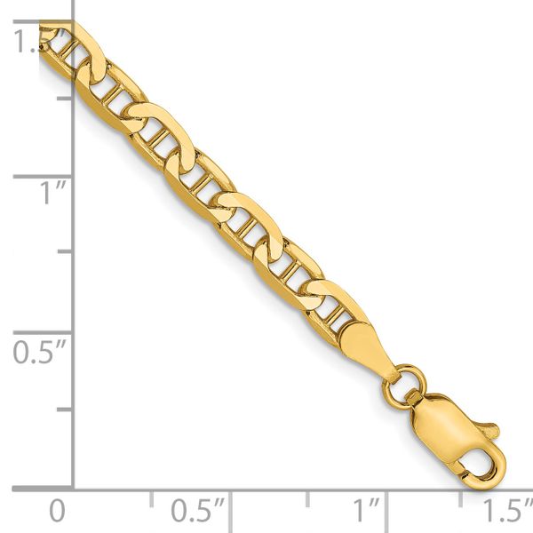 Leslie's 14K 3.75mm Concave Anchor Chain - Image 2