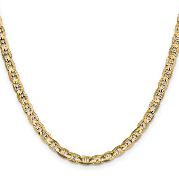 Leslie's 14K 4.5mm Concave Anchor Chain - Image 2