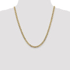 Leslie's 14K 4.5mm Concave Anchor Chain - Image 4