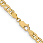 Leslie's 14K 4.5mm Concave Anchor Chain - Image 3