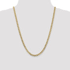 Leslie's 14K 4.5mm Concave Anchor Chain - Image 4