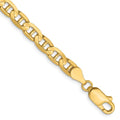 Leslie's 14K 4.5mm Concave Anchor Chain