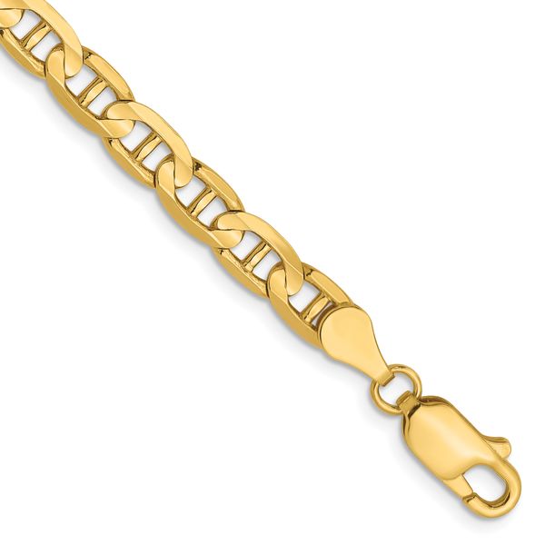 Leslie's 14K 4.5mm Concave Anchor Chain