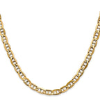 Leslie's 14K 5.25mm Concave Anchor Chain - Image 2
