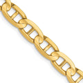 Leslie's 14K 5.25mm Concave Anchor Chain